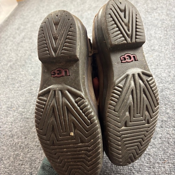 UGG Women’s Simmens Boots Brown/Green side Zipper Size: 6.5 - Picture 4 of 9